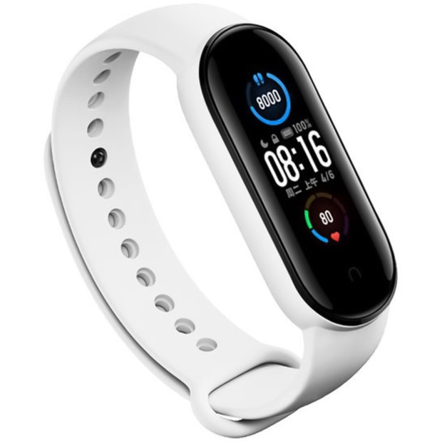 Original Design ремінець для Xiaomi Mi Band 5  /  Mi Band 6 (7) Білий.