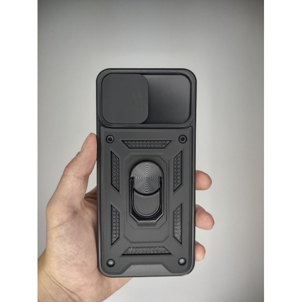 Броньований чохол Ring Serge Armor Case для Xiaomi Redmi A2  /  A1 (ShutCam) (Чорний)