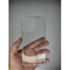 Чохол силіконовий WS Apple iPhone 15 Pro Max (Прозорий)