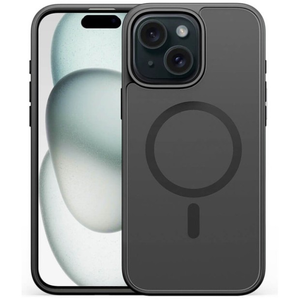 Силіконовий чохол Alabay Cloud Matte Apple iPhone 15 (Чорний)