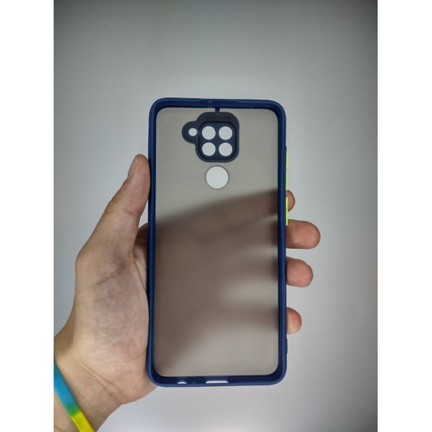 Case Totu Gingle Series for Xiaomi Redmi Note 9  /  Redmi 10X (Dark Blue)
