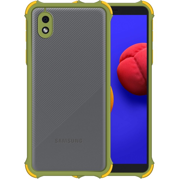 Cover Armor Frame Samsung Galaxy A01 Core (Olive)