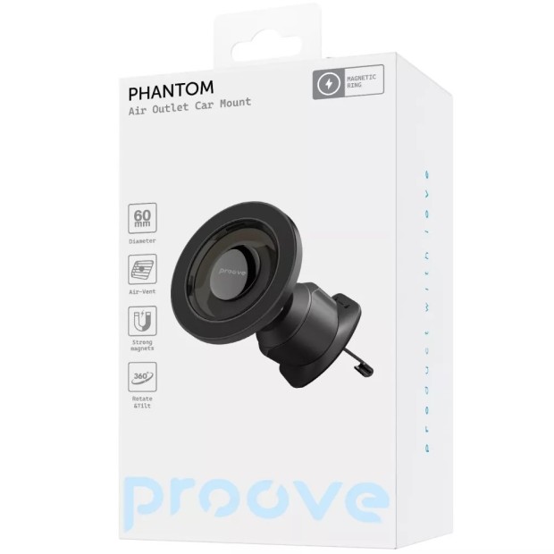 Автодержатель Proove Phantom Air Outlet Car Mount (Чёрный)