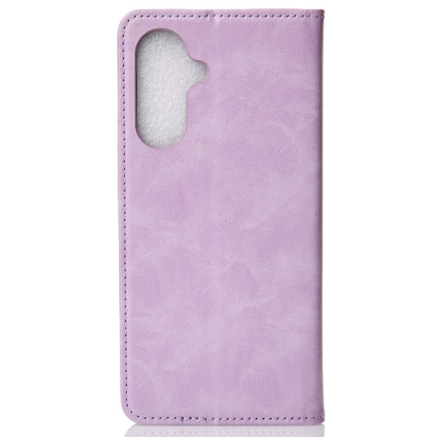 Чехол-книжка Leather Elegant Samsung Galaxy A17 (Тёмная фиалка)