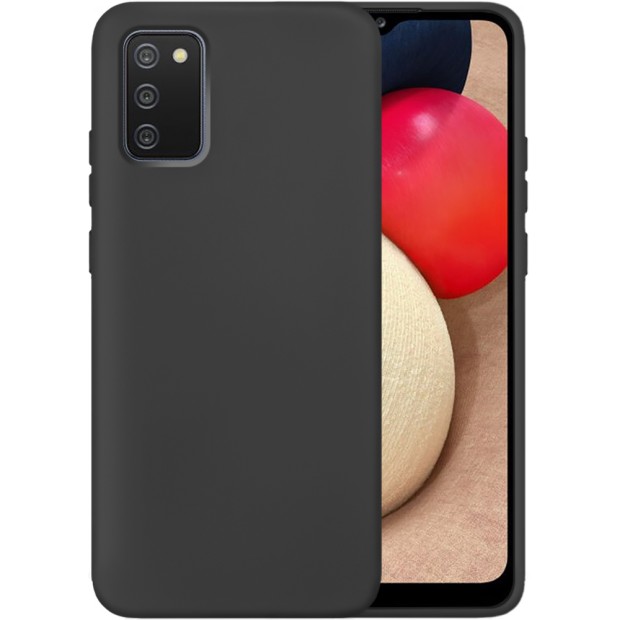 Силіконовий Original 360 Case для Samsung Galaxy A02S (2020) (Чорний)