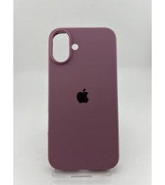 Силіконовий оригінальний чохол для Apple iPhone 16 Plus (01) Bilberry.