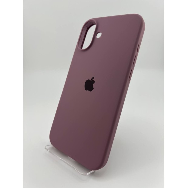 Силіконовий оригінальний чохол для Apple iPhone 16 Plus (01) Bilberry.