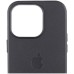 Чохол Leather Case with Magsafe для Apple iPhone 16 Pro (чорний)