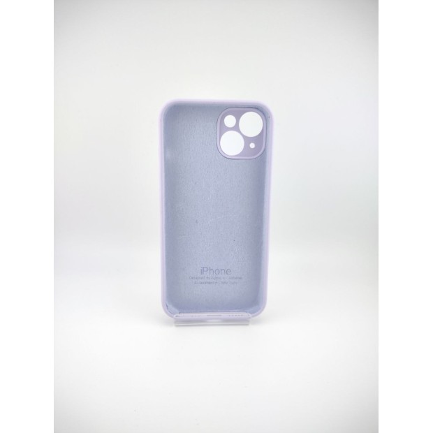 Силіконовий чохол Original RoundCam для Apple iPhone 14 (71) Light Glycine