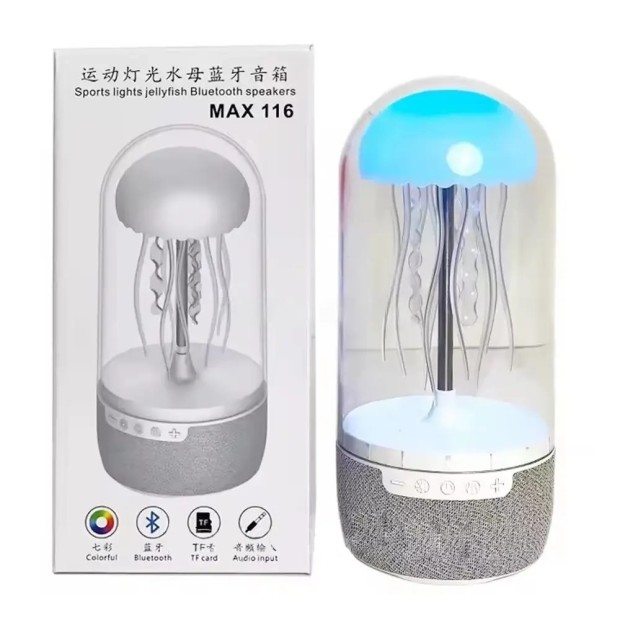 Настільна лампа-нічник з Bluetooth-колонкою Jellyfish Медуза