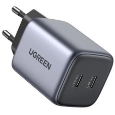 СЗУ-адаптер UGREEN CD294 Nexode 45W QC4.0 (2Type-C) (Space Gray) (90573)