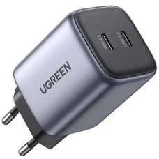 СЗУ-адаптер UGREEN CD294 Nexode 45W QC4.0 (2Type-C) (Space Gray) (90573)