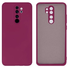 Силикон Original Xiaomi Redmi Note 8 Pro (ShutCam) (Бордовый)