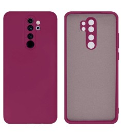 Силикон Original Xiaomi Redmi Note 8 Pro (ShutCam) (Бордовый)