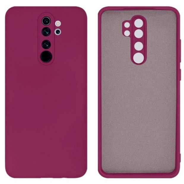Силикон Original Xiaomi Redmi Note 8 Pro (ShutCam) (Бордовый)