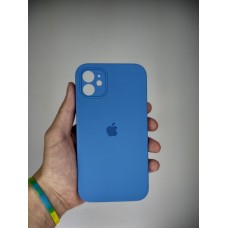 Силіконовий оригінальний чохол RoundCam для Apple iPhone 11 (12) королівський синій