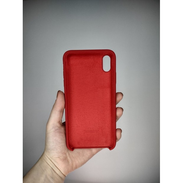 Силіконовий оригінальний чохол Apple для iPhone XS Max (Паприка)