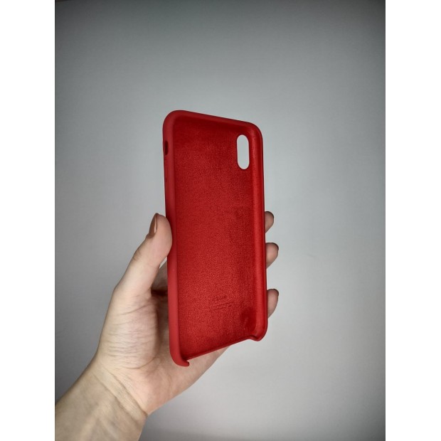 Силіконовий оригінальний чохол Apple для iPhone XS Max (Паприка)