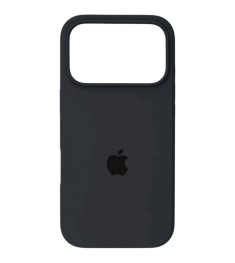 Силіконовий чохол оригінальний круглий для Apple iPhone 17 Pro (19) темно-сірий