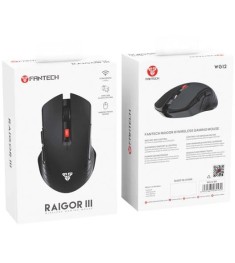 Мышь беспроводная игровая Fantech WG12 Raigor III (Чёрный)