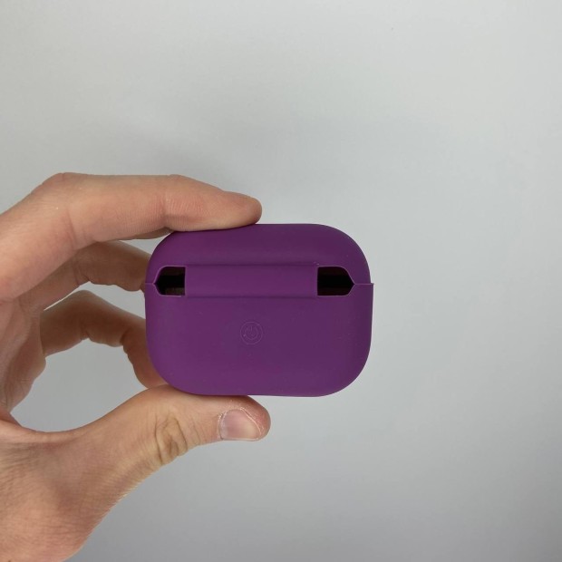 Чохол для навушників Full Silicone Case with Microfiber Apple AirPods Pro 2 (02) Ultra Violet