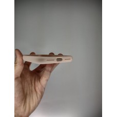 Оригінальний силіконовий чохол RoundCam для Apple iPhone X  /  XS (08) рожевий пісок
