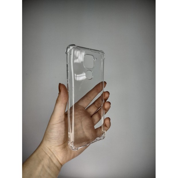 Силікон 6D Xiaomi Redmi Note 9  /  Redmi 10X (Прозорий)