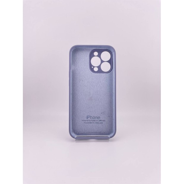 Силіконовий оригінальний чохол RoundCam для Apple iPhone 13 Pro (42) Shadow Blue