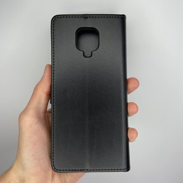 Leather Book Gallant Case for Xiaomi Redmi Note 9s  /  Note 9 Pro  /  Note 9 Pro Max (Black)