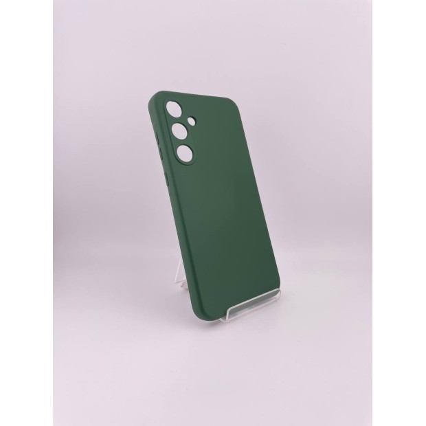 Силікон Original Samsung Galaxy A35 (ShutCam) (Темно-зелений)