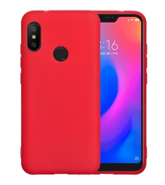 Силіконовий чохол iNavi Color для Xiaomi Redmi 6 Pro  /  Mi A2 Lite (Червоний)