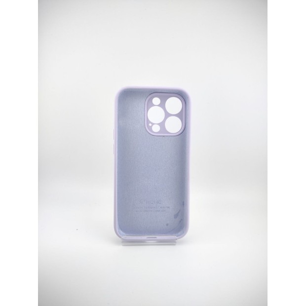 Силіконовий оригінальний чохол RoundCam для Apple iPhone 14 Pro (71) Light Glycine