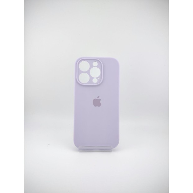 Силіконовий оригінальний чохол RoundCam для Apple iPhone 14 Pro (71) Light Glycine
