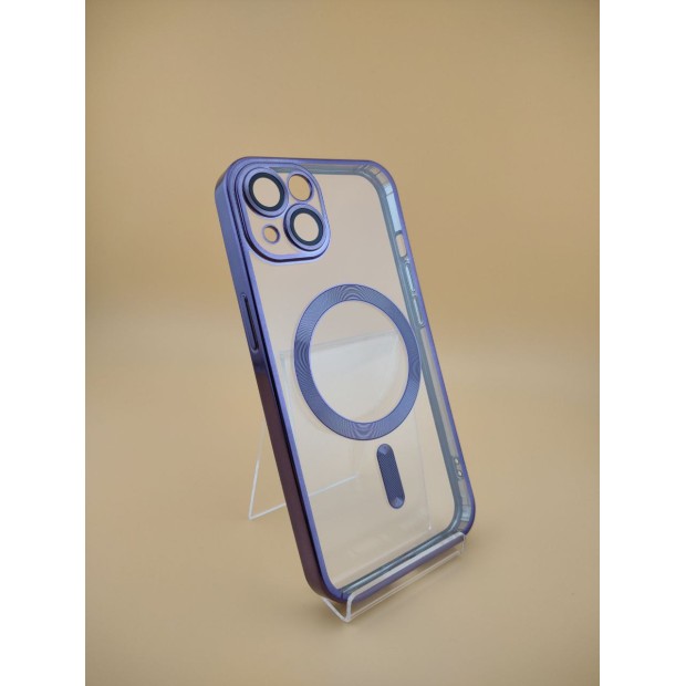 Чохол UMKU Shining with MagSafe для Apple iPhone 13 (Темно-фіолетовий)