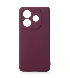 Силикон Original Xiaomi Redmi Note 14 4G (A) (ShutCam) (Бордовый)