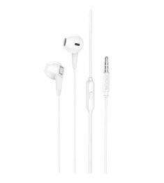 Проводные наушники-гарнитура вкладыши Borofone BM68 (Белый)