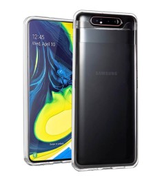 Силикон WS Samsung Galaxy A80 (2019) (прозрачный)