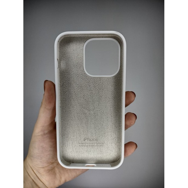 Силікон Original Round Case Apple iPhone 14 Pro (06) White