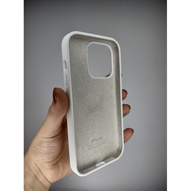 Силікон Original Round Case Apple iPhone 14 Pro (06) White
