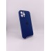 Силіконовий оригінальний круглий чохол для Apple iPhone 12 Pro Max (32) у кольорі Deep Navy.