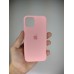 Силіконовий оригінальний чохол круглої форми для Apple iPhone 11 Pro (36) кольору цукеркового рожевого.