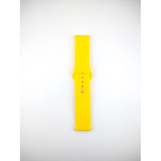 Ремінець для смарт-годинників універсальний 22 мм Original Design (Жовтий) Ремінець для смарт-годинників універсальний 22 мм Original Design (Жовтий)