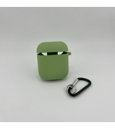 Чохол для навушників Full Silicone Case with Microfiber Apple AirPods (83) Авока..