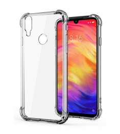 Силіконовий 6D чохол для Xiaomi Redmi 7 (Прозорий)