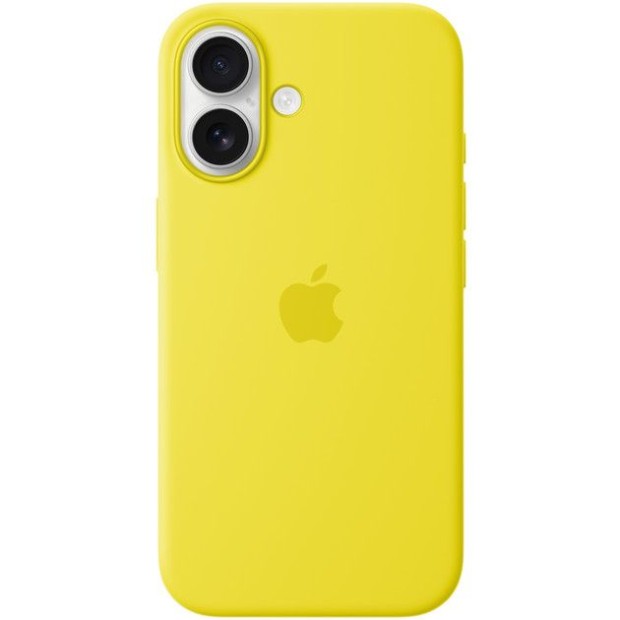 Чохол Silicone Case with MagSafe для Apple iPhone 16 (Star Fruit)