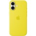 Чохол Silicone Case with MagSafe для Apple iPhone 16 (Star Fruit)