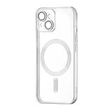 Чехол UMKU Shining with MagSafe Apple iPhone 13 Mini (Silver)