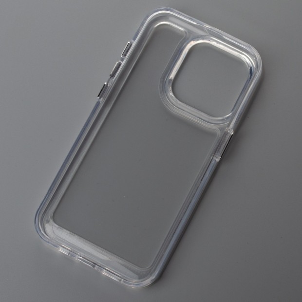 Силіконовий чохол Space Case 3D для Apple iPhone 15 Pro (Прозорий)