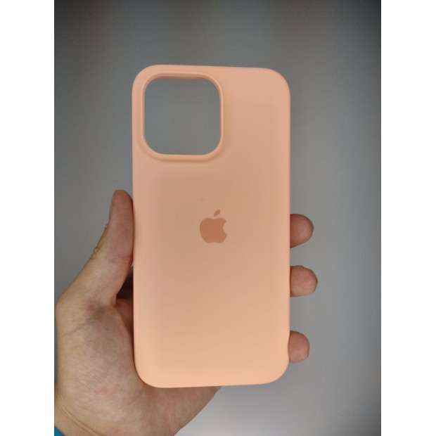 Силіконовий оригінальний чохол Apple iPhone 15 Pro Max (59) Grapefruit Силіконовий оригінальний чохол Apple iPhone 15 Pro Max (59) Grapefruit