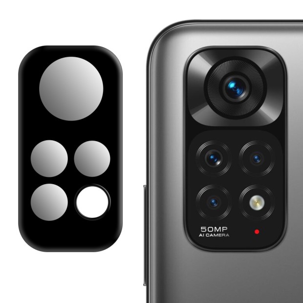 Захисне 3D скло на камеру Xiaomi Redmi Note 11 Black